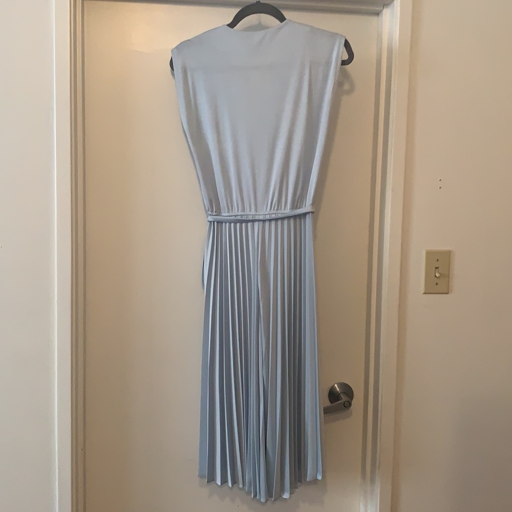Vintage Julie Miller Light Blue Wrap Dress - Picture 5 of 5